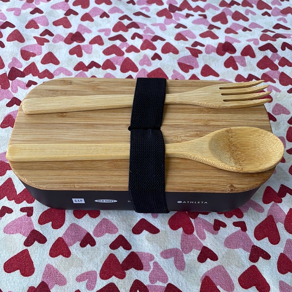 Bento Box Japanese Traditional Natural Square Wooden Lunc